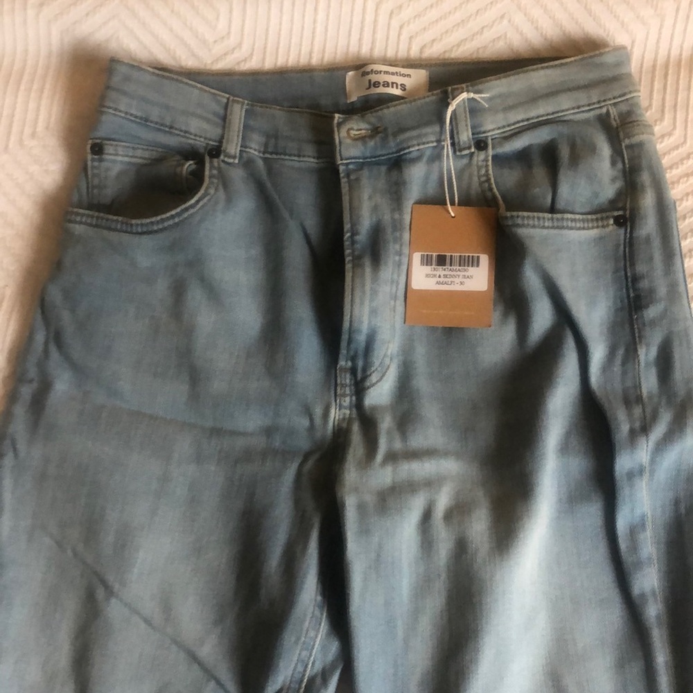 Reformation Jeans. High & Skinny.